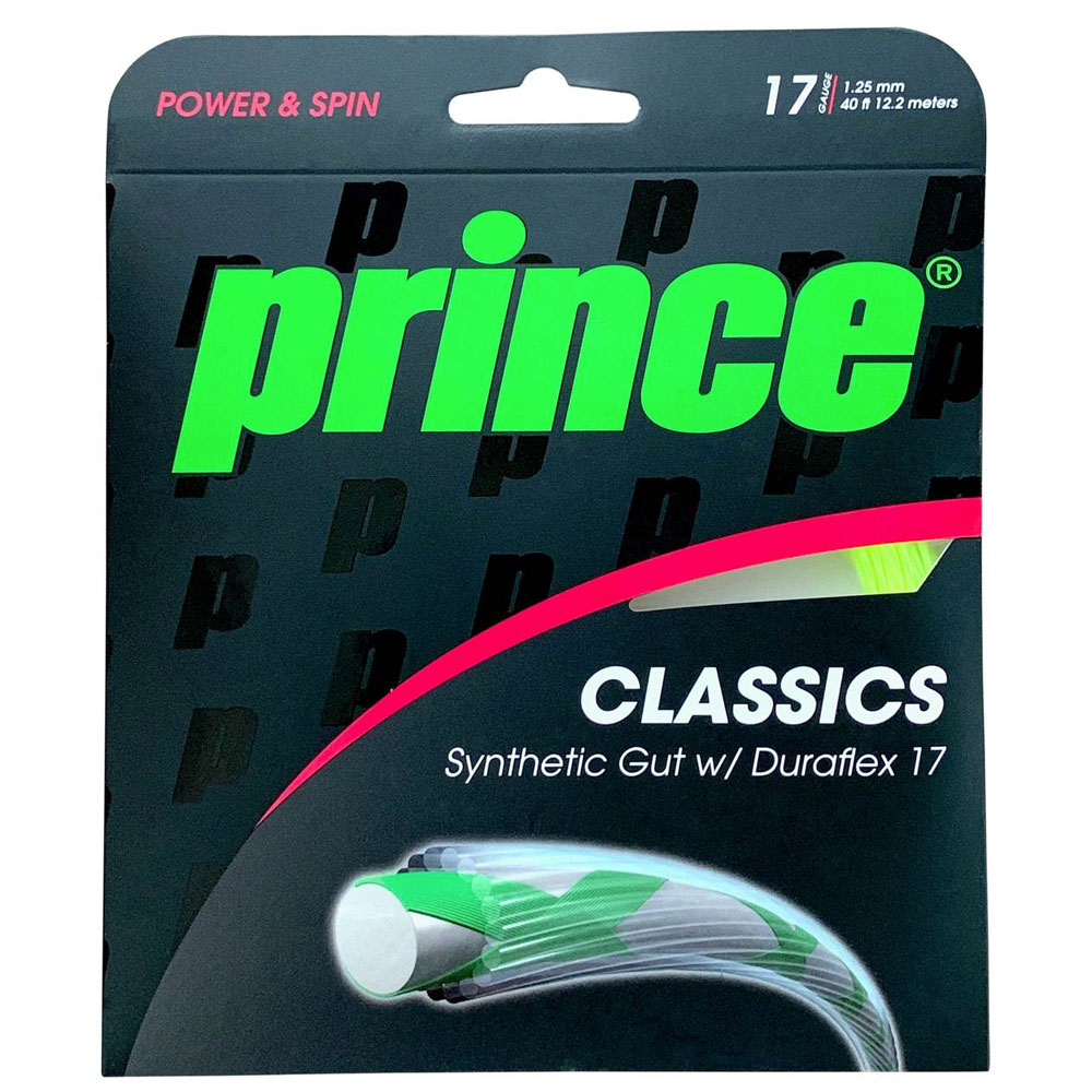 Prince Duraflex 1.25 Synthetic Gut Tennis String (Power & Spin)
