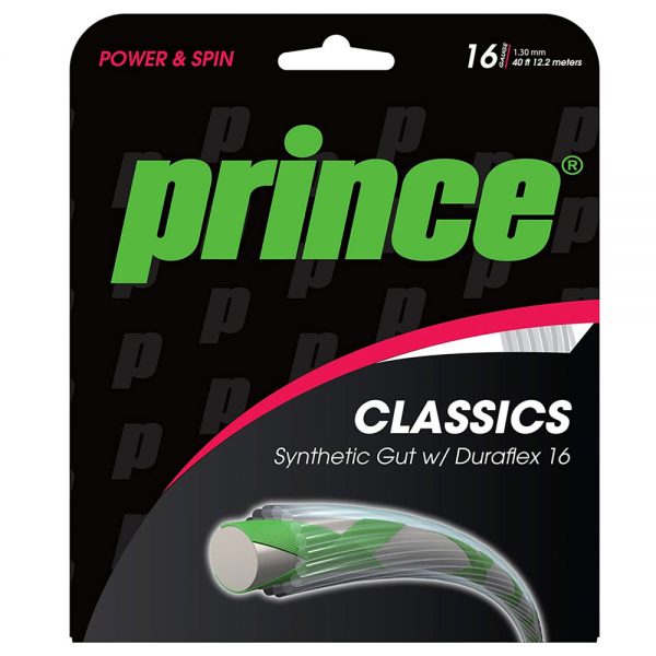 Prince Duraflex 1.30 Synthetic Gut Tennis String (Power & Spin)